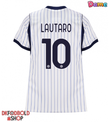 Inter Milan Lautaro Martinez #10 Udebanetrøje Dame 2026-27 Kort ærmer Inter Milan Lautaro Martinez #10 Udebanetrøje Dame 2026-27 Kort ærmer